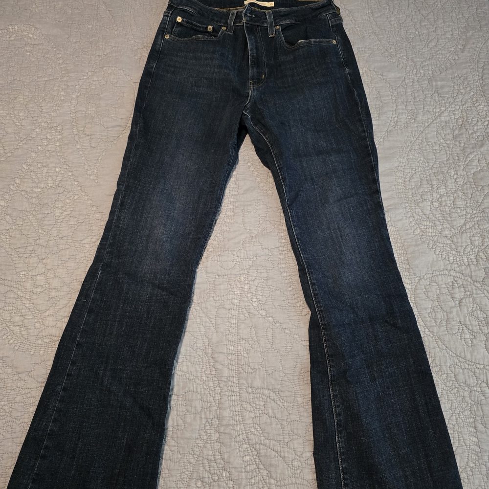 Levi's Midnight Blue 725 High Rise Boot Cut Jeans